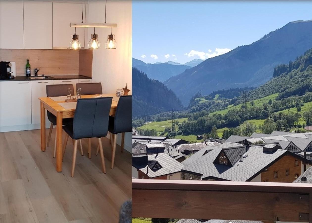 Ferienwohnung Modernes Wohlfühlstudio im Haus Eldorado mit Traumaussicht Leukerbad Exterior foto