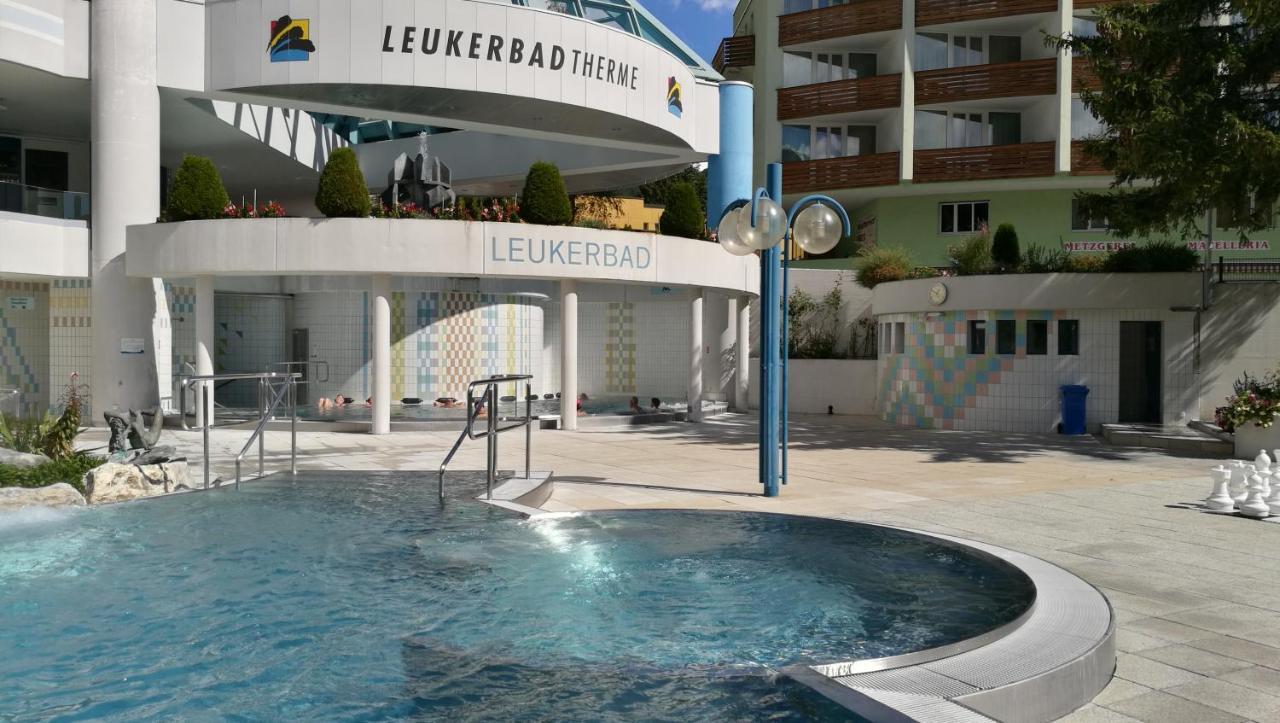 Modernes Wohlfühlstudio im Haus Eldorado mit Traumaussicht Leukerbad Exterior foto
